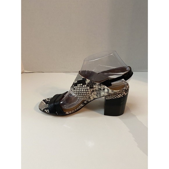 Ariat Milan Two24 Snakeskin Heeled Sandals Size 7B - Picture 4 of 7